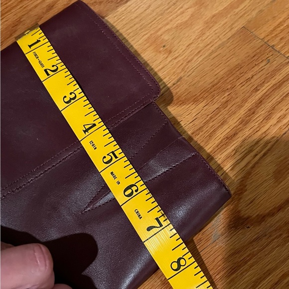 Banana Republic Tall Burgundy Red / Maroon Buckle Leather Boots, Size 9 - Picture 12 of 14